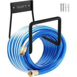 Metal Garden Hose Holder - Water Hose Hanger Wall Mount, Heavy Duty Hose Holder